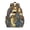 Camel-8, variant on Golden Pineapple Print Backpack - Ergonomic Travel Daypack with Side Pockets & Spacious Compartment