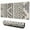 Beige Geometric Stripe, variant on Long Mouse Pads for Desk,Black and White Geometric Boho Pattern Desk Mats on Top Of Desks, Desk Mouse Pad Extra Large with 3mm Non-Slip Base and Stitched Edge for Gaming,Office,Work,Home 31.5"x11.8"