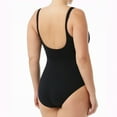 thumbnail image 2 of TYR Women's TYR Fit Solid Aqua Tank Suit, Black-18, 2 of 3