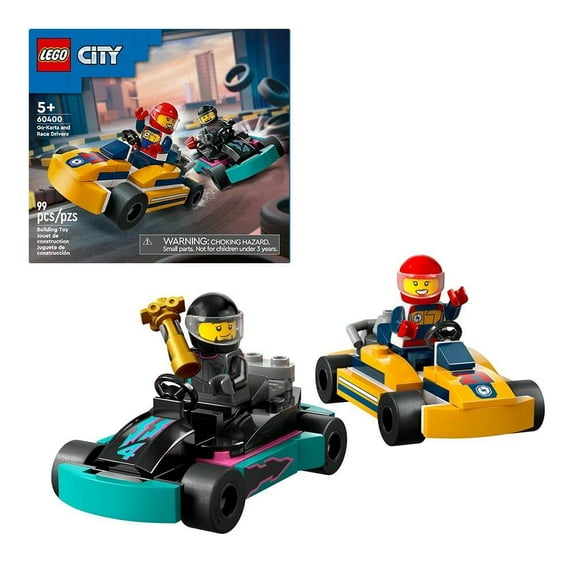 Set LEGO City Karts y Pilotos de Carreras 60400