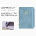 thumbnail image 4 of 2025 Planner,Weekly and Monthly Academic Planner, Daily Planner Calendar Planner, Pocket Folder Notebooks Bulk Composition Books in Bulk Book Notes Pretty Journals for Women Desk Supplies, Blue, 4 of 5