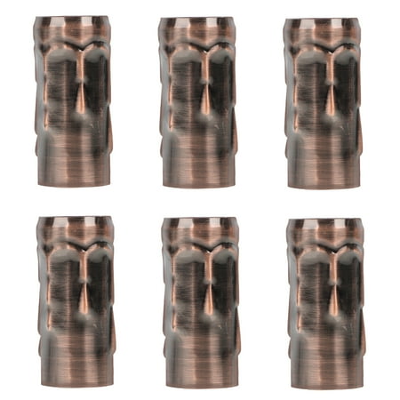 

6Pcs Diy Retro Chandelier Straight Pipe Lamp Accessories Pipe Casing for Home