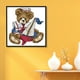 thumbnail image 4 of 14CT sello dibujos animados punto de cruz algodón decoración costura artesanía (Bear6 K599) Tmvgtek Oficina Multiescena Multifunción, 4 of 9
