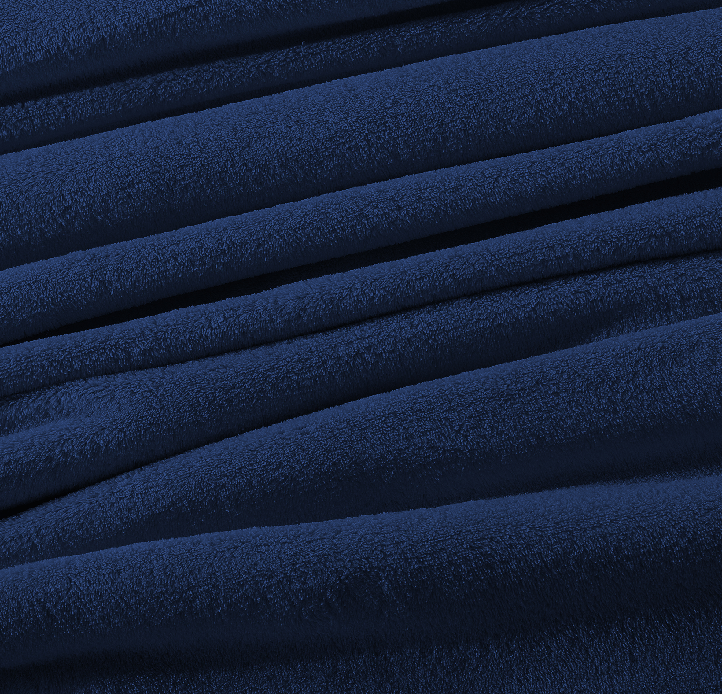 Velvet Plush Blanket Navy Full/Queen 86x86