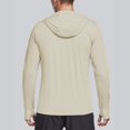 thumbnail image 3 of Sun Hoodies for Men 2025 Lightweight Breathable Long Sleeve Zip Up Hooded Jacket with Pockets Hoodie Outerwear Coat, 3 of 5