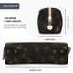 thumbnail image 3 of Disketp Gold Spiders And Cobwebs Estuche de Lápices de Cuero con Cierre, Estuche Compacto para Papelería, Bolígrafos y Accesorios Pequeños, 3 of 7