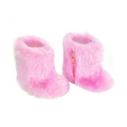 Sophia's Ikat Print Knit Leggings, Long-Sleeved Top, & Fuzzy Boots Outfit for 18  Dolls, Hot Pink/Black