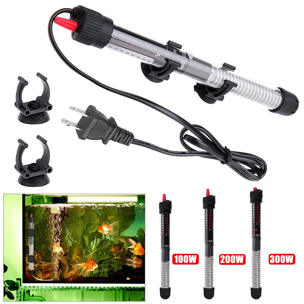 200W Submersible Adjustable Aquarium Heater,Fish Tank Heater for 20-100 Gallon Fish Tank,1 PC