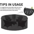 thumbnail image 5 of SHELTUSE 84'' DIA x 28'' H Heavy Duty Patio Furniture Covers Round Garden Table Cover with Storage Bag Oxford Cloth Waterproof Table Covers Thick Outdoor Tables Black, 5 of 7