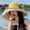 16cm brim cotton yellow, variant on Famous Fisherman Hat, Women's Cotton Face Covering, Version Sun Protection, UV Shading Hat, Big Edge, Versatile, Big Brim, Summer