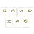 thumbnail image 3 of Hidden File Cabinet Lock, Fingerprint Cabinet Lock Safe Administrator Mode Efficient  For Home, 3 of 8