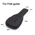 thumbnail image 1 of Guitar Backpack Dust Cover Instrument Bag Rain Cover Protective Portable Black, 1 of 4