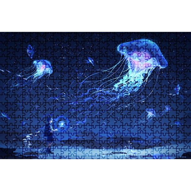 Cuadros Decorativos Rompecabezas de papel de 1000 piezas DIY cielo nocturno para niños adultos juguete educativo Likrtyny embutido en tela