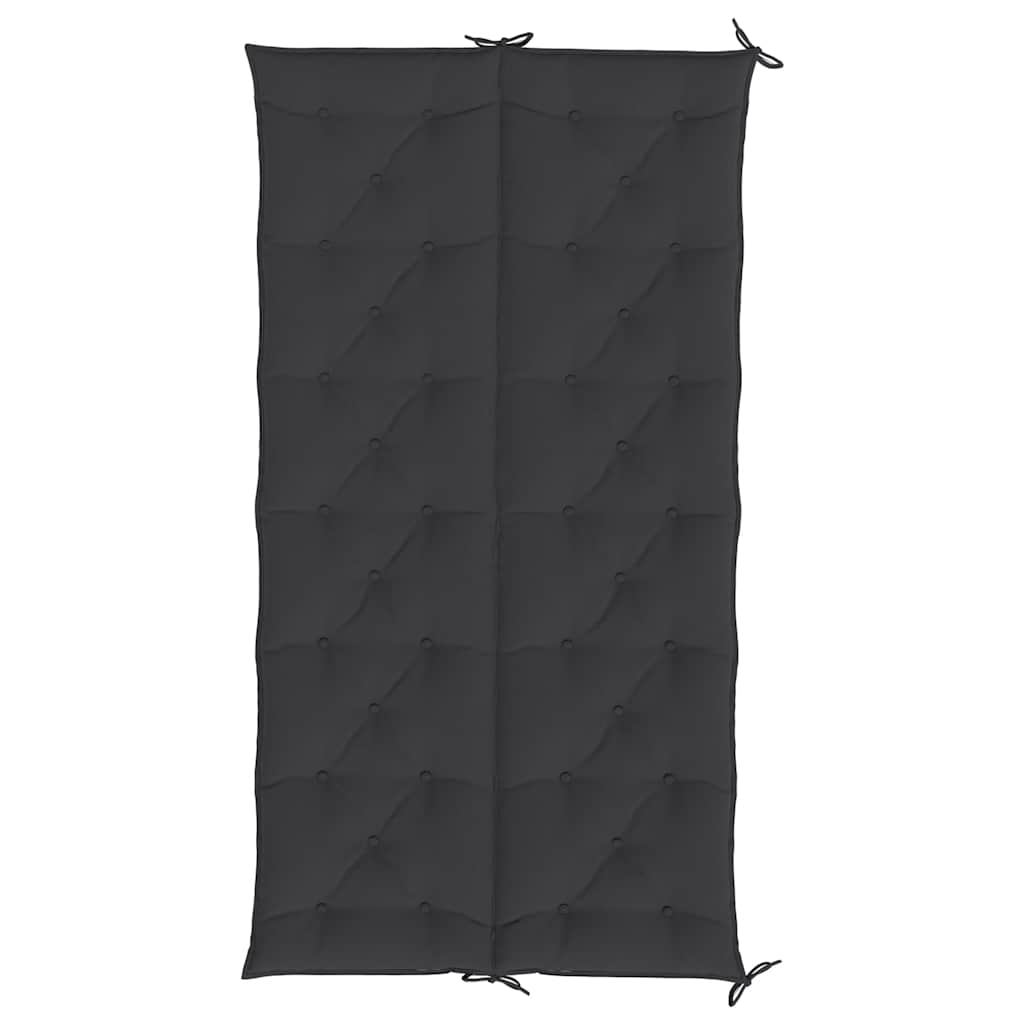 vidaXL Chair Cushion Set of 4 Black Oxford fabric (100% polyester)