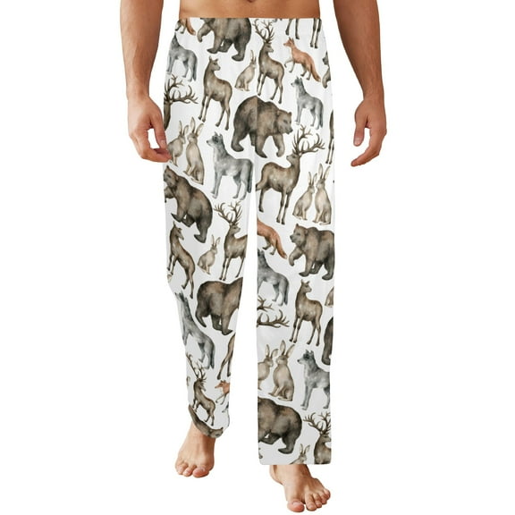 Men's Sleeping Pajama Pants – Wildlife - Men's Pajamas - S