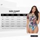 thumbnail image 5 of Fotbe Vibrant Leopard In Flowers Body de Mujer con Cuello Redondo y Mangas Cortas, Sin Mangas Ajustado, Suave, Cómodo y Básico-Small, 5 of 7