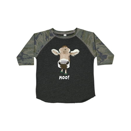 

Inktastic Moo! Cute Brown Holstein Cow Gift Toddler Boy or Toddler Girl T-Shirt