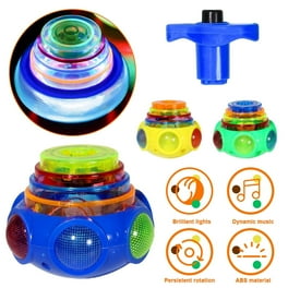 VONTER Spinning Tops Colorful Gyro Spinning Top Toy Flash Light Sound Music Toy Music Gyroscope Gyro Great Gift for Kids Outdoor Game Walmart