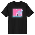 thumbnail image 7 of Mens MTV Music Television Symbol Black Short Sleeve Shirt-Medium, 7 of 7