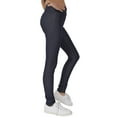 thumbnail image 3 of Stretch Is Comfort Stretchy Girl's Cotton Leggings Denim Blue X-Large, 3 of 6