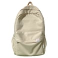 thumbnail image 2 of Sonducket de nailon resistente al agua para mujer, bolso de viaje clásico Simple, de hombro para estudiante adolescente, gran capacidad, blanco Type2 NO2, 2 of 6