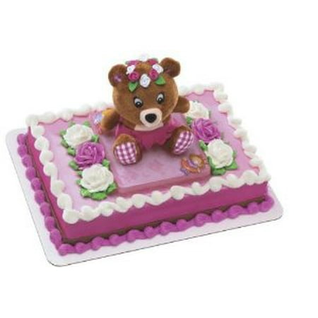 Fairy Bear Pluch Birthday Party Cake Decoration Topper Kit