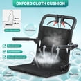 thumbnail image 7 of AurumEdge Wheelchairs for Adults,Carbon Steel Lightweight Foldable Transport Wheelchair,Seat Size 17.73" x 13.79",Hand Push Mobility Scooter with Pull Bar, 7 of 7