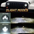 thumbnail image 2 of Pair 7" INCH LED Headlights Halo DRL For Ford Mustang 1970-1973 Bronco 1966-1977, 2 of 6