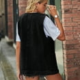 thumbnail image 2 of Zoeecloth Womens Vest Denim Jacket Summer Sleeveless Casual Waistcoat for Female S-XXXL, 2 of 9