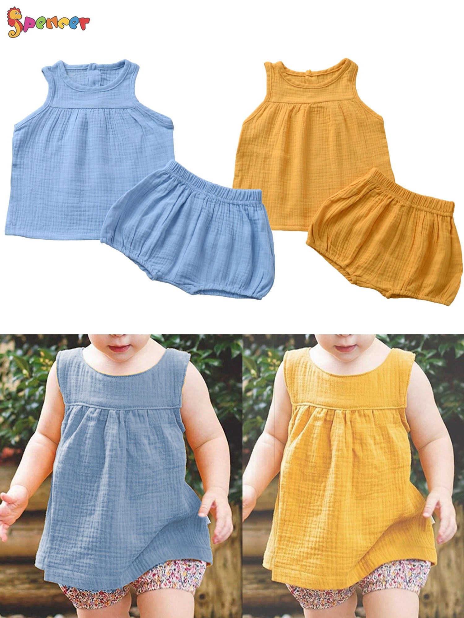 baby girl linen clothes