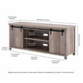 thumbnail image 6 of Evelyn&Zoe Deacon Rectangular TV Stand for TV's up to 65", Gray Oak, 6 of 9
