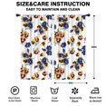 thumbnail image 2 of Blackout Kids Curtains,Pioneer Flower Floral Print Pattern Childrens Insulated Curtains Set Of 2,Bedroom Essentials,Toddler Room Decor 42"x84", 2 of 5
