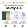 thumbnail image 3 of Dexnor for Samsung Galaxy A56 5G Phone Case, [2 Front Frame] [Bulit-in Slide Camera Cover & Kickstand] Heavy Duty Military Grade Protection Shockproof Case with Screen Protector, 6.7 inch Blue, 3 of 8