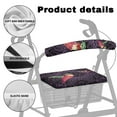 thumbnail image 5 of HELLHERO Paisley Hummingbird Easy to Clean Seat Back Cover Walker Rollator Seat Back Cover & Easy to Install Non-Slip Cover and Dust Cover for Unisex, 5 of 7