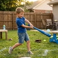 thumbnail image 3 of Blitzball Plastic Bat & 2 Ball Backyard Baseball Set for Kids- Blue Bat White Balls, 3 of 3