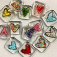 thumbnail image 2 of Pocket Token Glass Heart Card Keepsake Gift-Heart Keepsake, 2 of 5