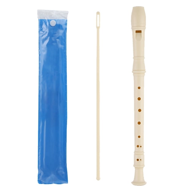 Instrument à Flûte Soprano Blockflöte avec Sac de Rangement, Flûte en Plastique Style Allemand pour Touches de Do Baroque, Instrument à Flûte pour Adultes Débutants