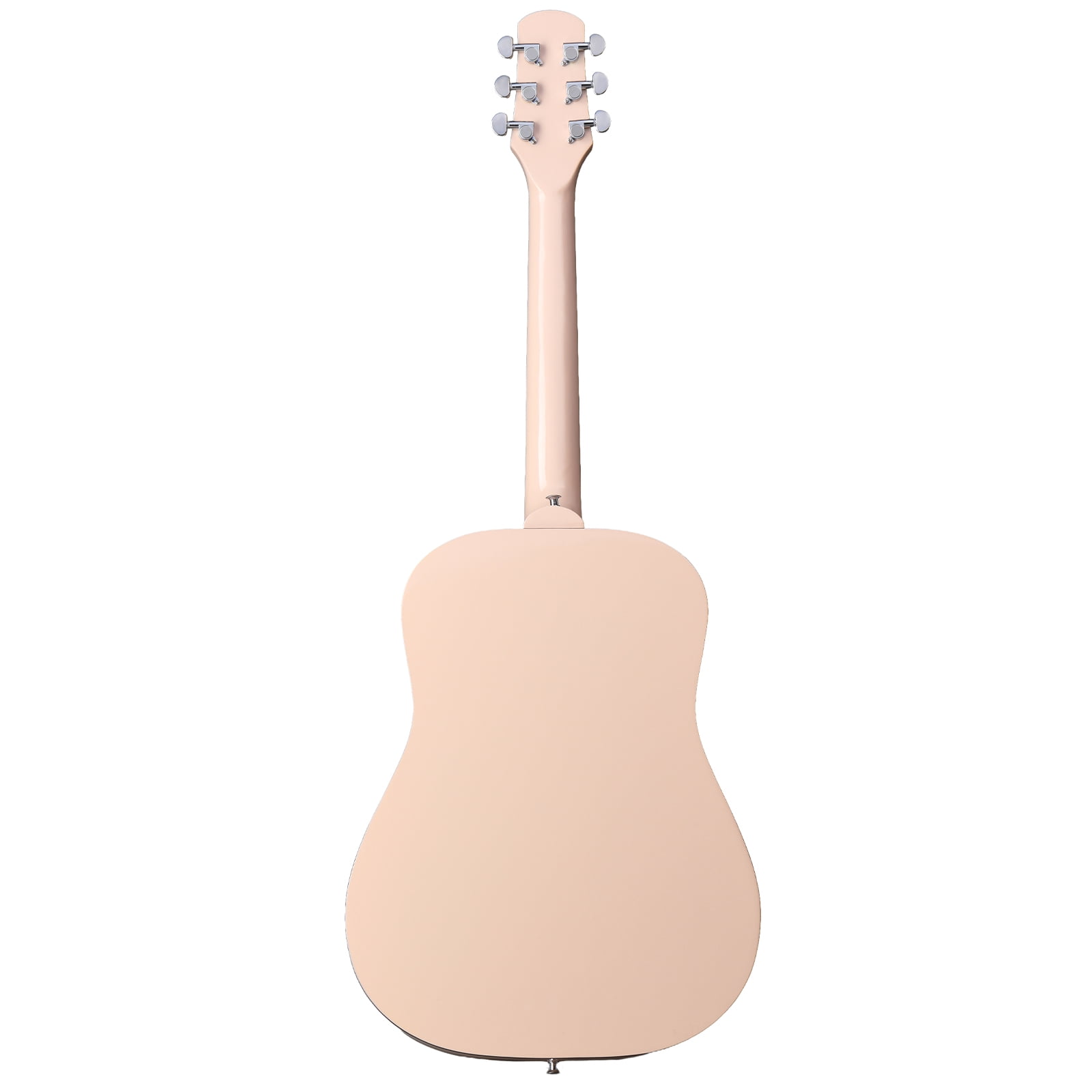 38-Inch Acoustic Guitar, H Body Shape, Basswood Construction, 6 Steel Strings, 21 Frets, Complete Starter Kit with Gig Bag, Strap, Picks, Spare Strings, Capo, and Wrench