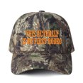 thumbnail image 5 of THIS ACTUALLY IS MY FIRST RODEO Letter Embroidered Color Block Trucker Hat Unisex Adjustable Cotton Breathable Fashion Cap for Travel Daily Wear, 5 of 13