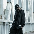 thumbnail image 2 of Niepce Inc Black Lightweight Summer Jacket Men's Japanese Streetwear Windbreaker, 2 of 7