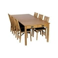 thumbnail image 1 of MECO Table à Manger Extensible Traditionnelle en Bois Massif, Cadre en Chêne, 1 of 11