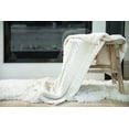 thumbnail image 5 of Delara Organic Cotton Throw Blanket 50x70 inches, GOTS Certified Cable Knitted Throws Blanket for Sofa Couch Bed, Baby Nursery, Lightweight Cozy Warm Decorative Blanket All Season Use, 5 of 5