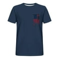 thumbnail image 4 of Tops para hombre, blusas y camisas de cuello redondo y manga corta para hombre, blusas casuales de cuello redondo con estampado de moda para hombre, blusas de cuello redondo y manga corta, camisas par, 4 of 5
