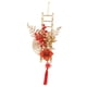 thumbnail image 4 of Adorno de puerta del Festival de Primavera, colgante de año chino con borla decorativa roja Estilo C, 4 of 9