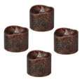 thumbnail image 4 of Miangastore Lumière de Thé LED Marron 4 Pcs 1.4x1.4x1.4in, 4 of 8