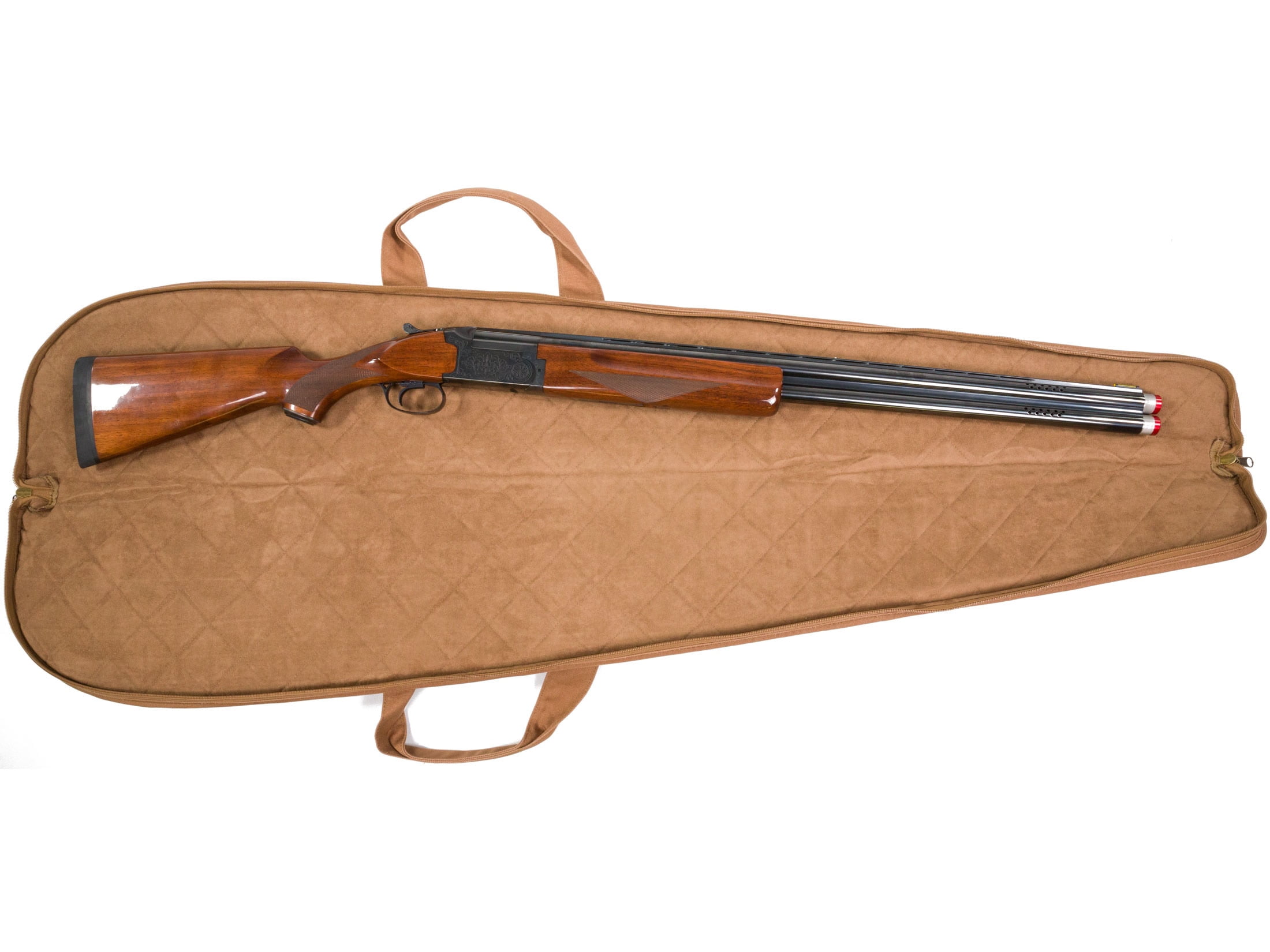 MidwayUSA Deluxe Cotton Canvas Shotgun Case 40" Dark Khaki