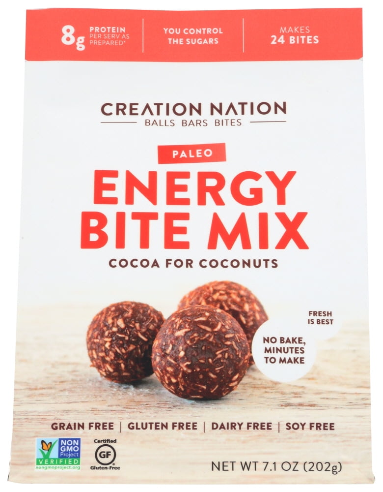 Creation Nation No-Bake Energy Bite Mix, Makes 24 Keto ...