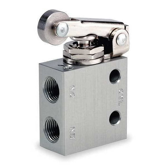 Aro Manual Air Control Valve, Roller, Gray M251RS