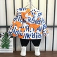 thumbnail image 3 of Hotiary Baby Boys Hooded Coats with Zipper Autumn Dinosaur Printed Casual Windbreaker Outdoor for 1-8 Years Toddler Kids, 3 of 5