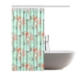 thumbnail image 2 of MKHERT Mermaid Pattern Shower Curtain Waterproof Bath Curtain Decor 66x72 inch, 2 of 2